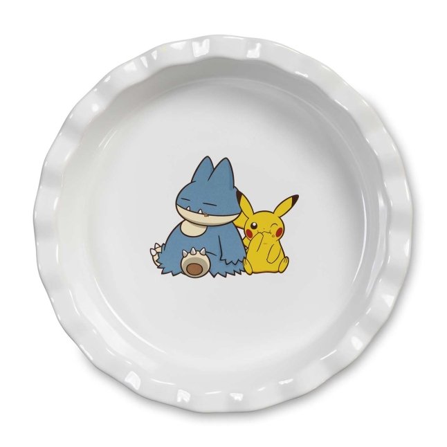 Pikachu & Munchlax Pokémon Holiday Pie Dish