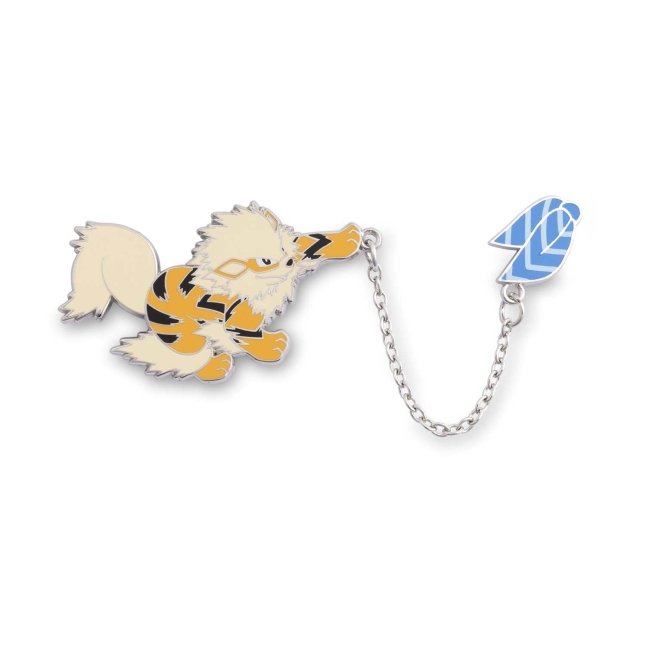 Arcanine with Choice Scarf Pokémon Held Item Pin