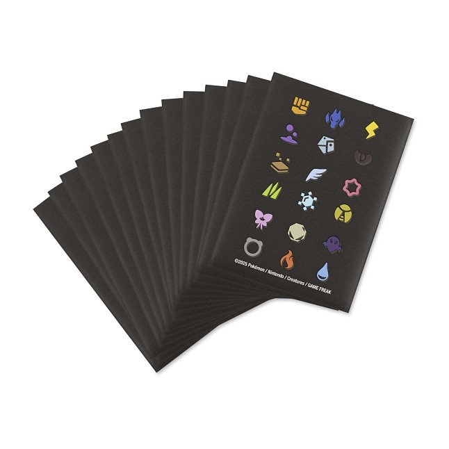 Pokémon TCG: Elemental Types Card Sleeves (65 Sleeves)
